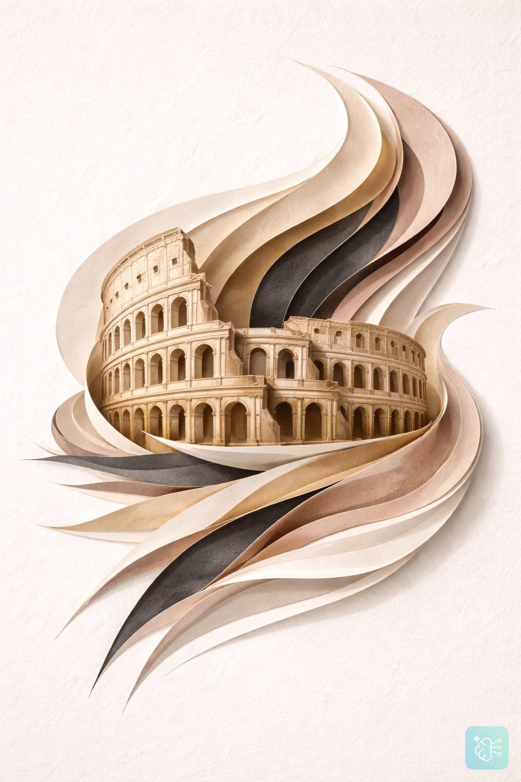 Paper Cut Landmarks – Premium Design Prompts